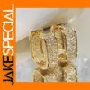CZ Hoop Earrings in Silver or Gold