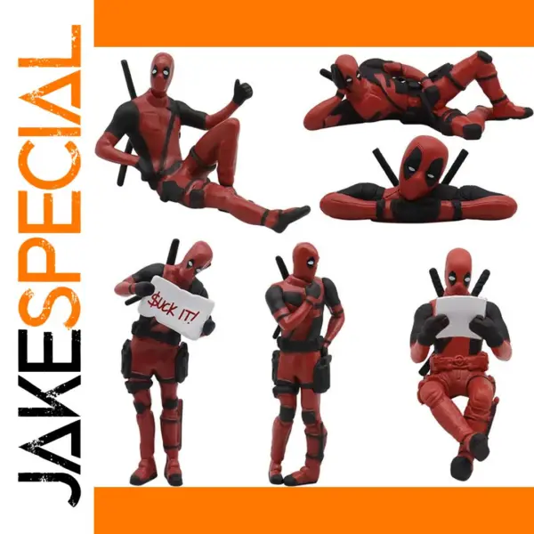 Cute Deadpool Vinyl Figure for Desk Decor