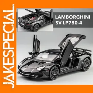 Lamborghini LP750-4 Black 1:32 Diecast Model