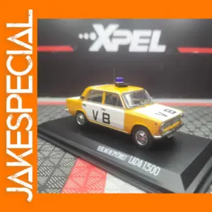 Soviet LADA 1300 VB Police Car Model with Flaws