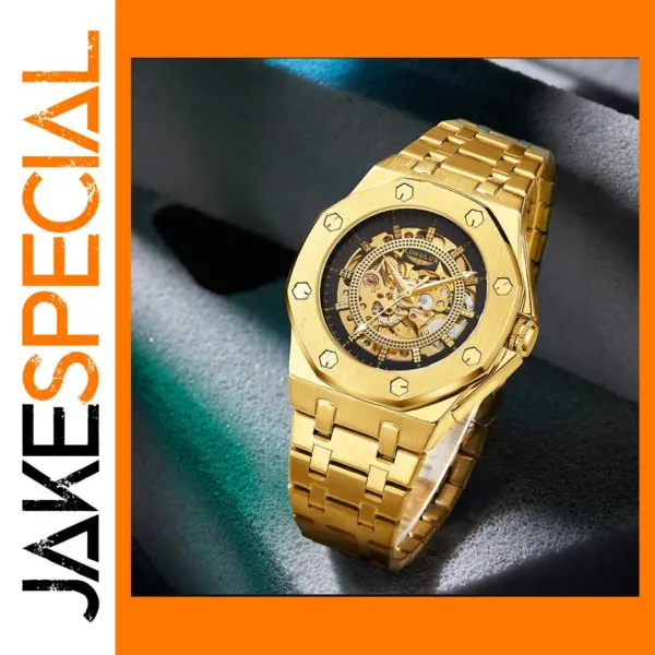Luxury Skeleton Automatic Men's Watch