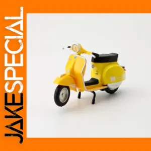 1:18 Scale Yellow Vintage Vespa Model Scooter