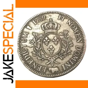 1769 Louis XV Silver Plated Replica Coin