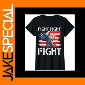 Casual Women's Trump Fight Cotton T-Shirt
