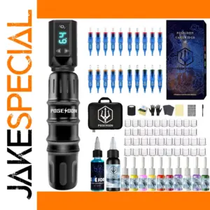 Poseidon High Power Wireless Tattoo Kit DTK061-HJH