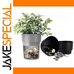 Hidden Safe Plastic Flower Pot Security Container
