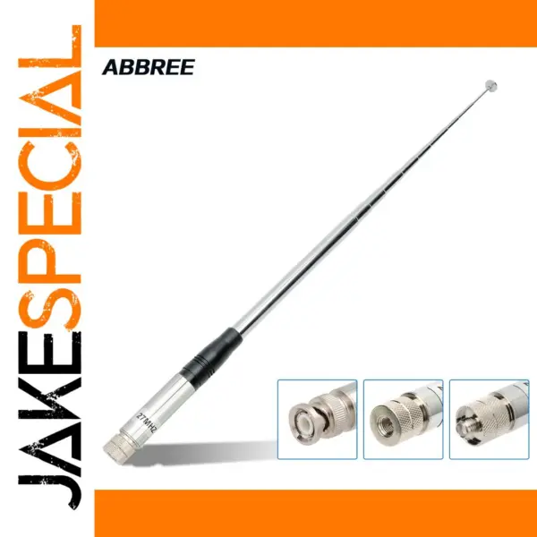 ABBREE 27MHz Telescopic CB Antenna for Handheld Radios