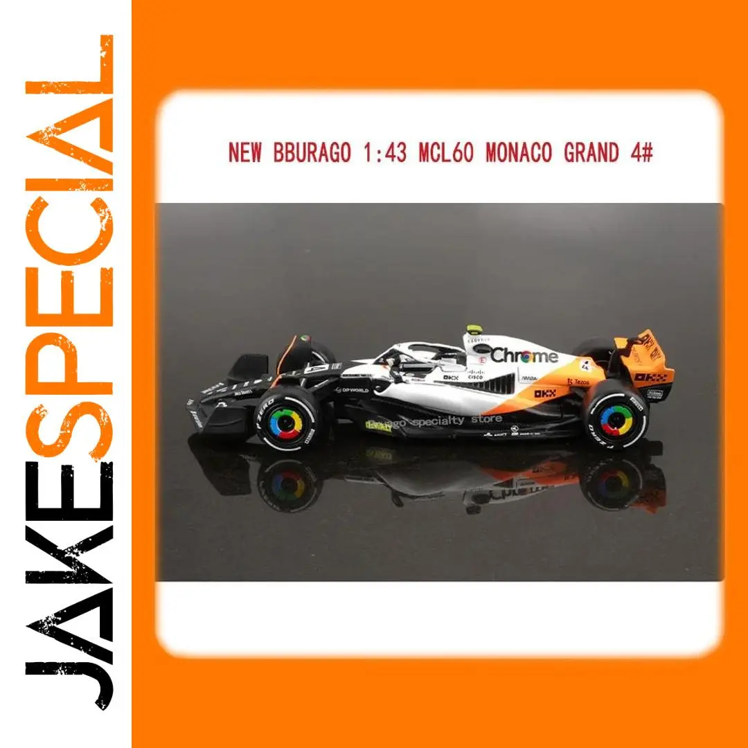 Bburago 1:43 Mcl60 Monaco F1 Diecast Model 1 Bburago 1:43 Mcl60 Monaco F1 Diecast Model