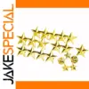 Golden Star Metal Brooch for Fashion and Decor