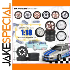 1/18 RC Drift Tires for LDRC Cars - 4pcs