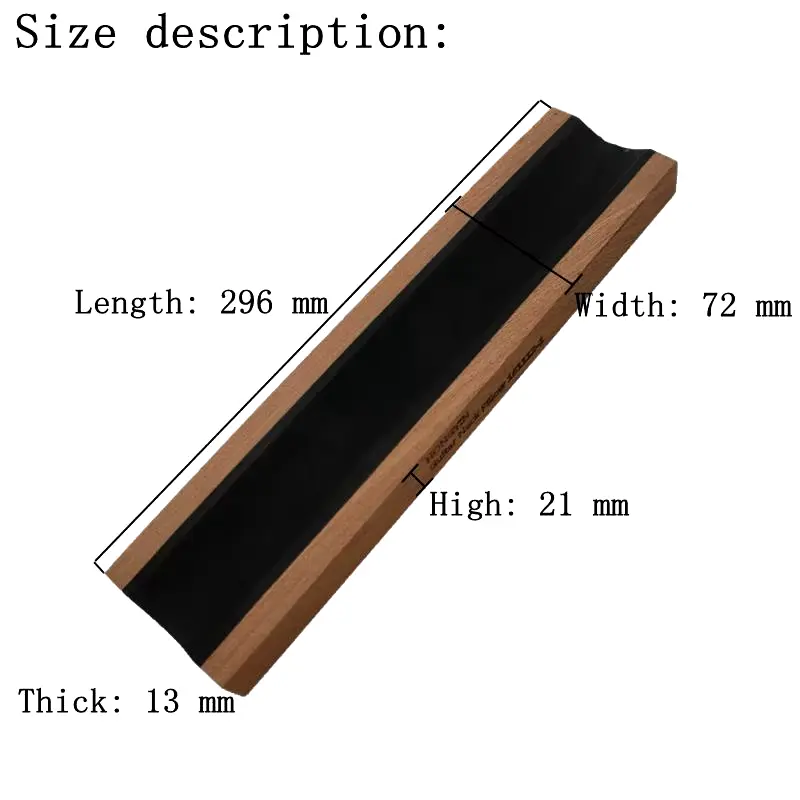 Guitar Bass Neck Support Caul Sapele Wood 2 Guitar Bass Neck Support Caul Sapele Wood - Image 2