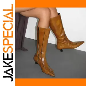 Elegant Winter Women's Knee-High Pointed Toe Boots