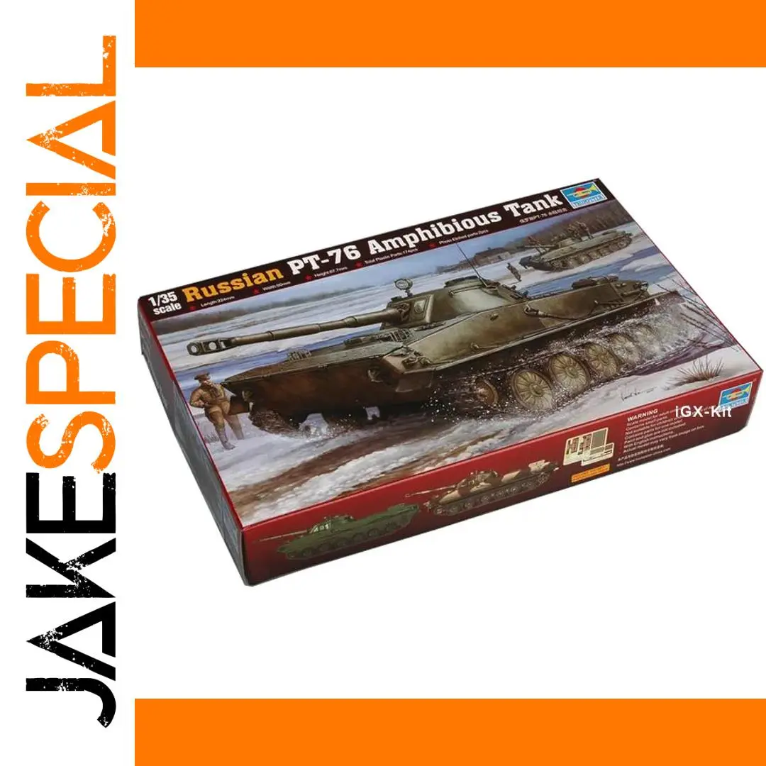 Russian PT-76 Amphibious Tank Model Kit 1/35 1 Russian PT-76 Amphibious Tank Model Kit 1/35