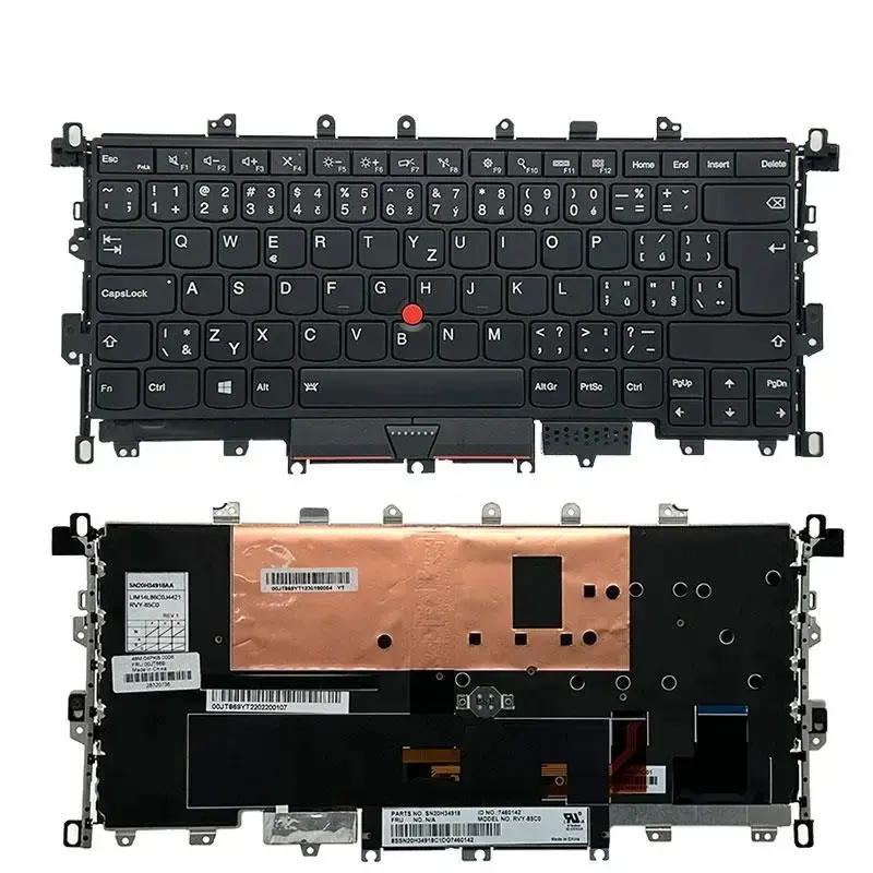 Backlit Keyboard for Lenovo X1 Yoga 1st Gen 6 Backlit Keyboard for Lenovo X1 Yoga 1st Gen - Image 6