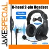 ABBREE VOX PTT Two-Way Radio Headset for Baofeng UV-5R
