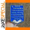 Nick-Miller Quote Enamel Badge Unisex Lapel Pin