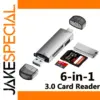6-in-1 USB 3.0 Type-C Card Reader Adapter