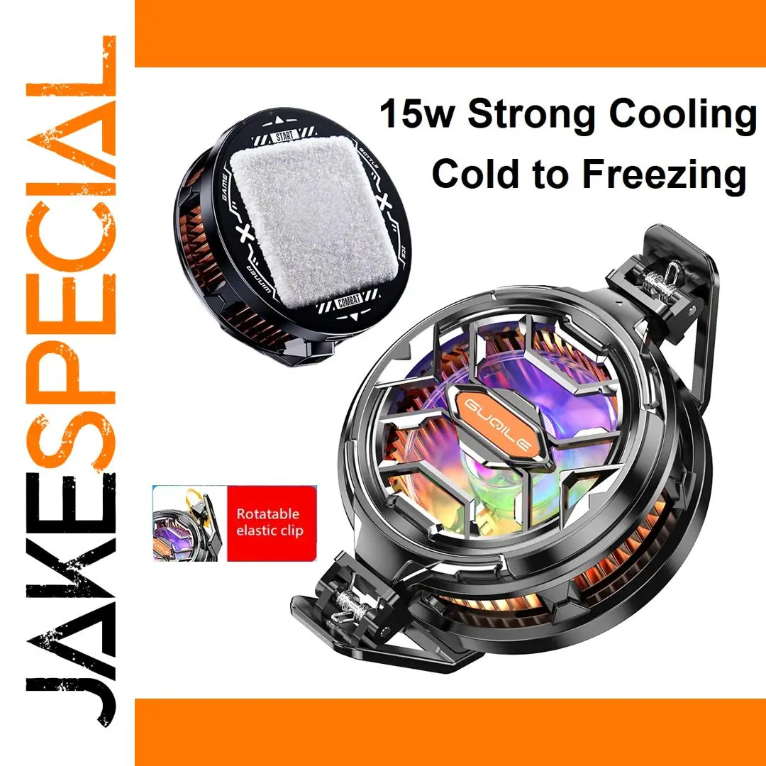 15W Portable Phone Cooler with RGB Lighting 1 15W Portable Phone Cooler with RGB Lighting