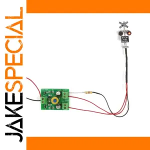N Scale Railroad Crossing Signal with Circuit Board