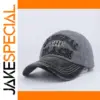 Retro Letter Embroidery Baseball Cap for All Seasons