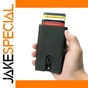 RFID Blocking Pop Up Wallet for 6-7 Cards