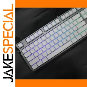 108 White PBT Keycaps for Mechanical Keyboards