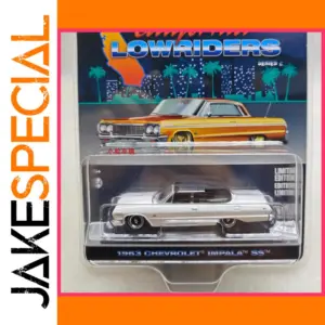 1:64 Scale 1963 Impala SS White Convertible Model
