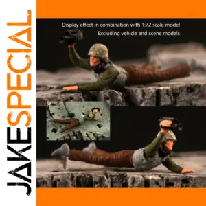 1/72 Crawling Military Soldier Model