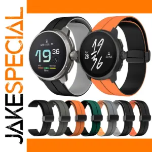 22mm Silicone Magnetic Buckle Strap for Suunto