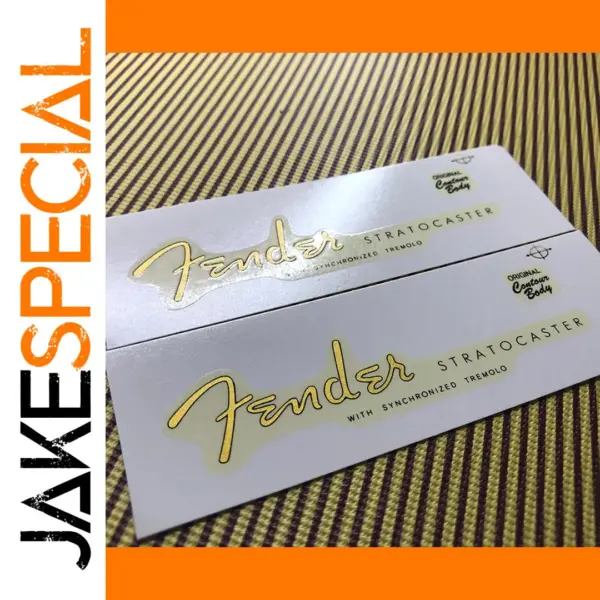 Fender Stratocaster Headstock Decal Set of 2