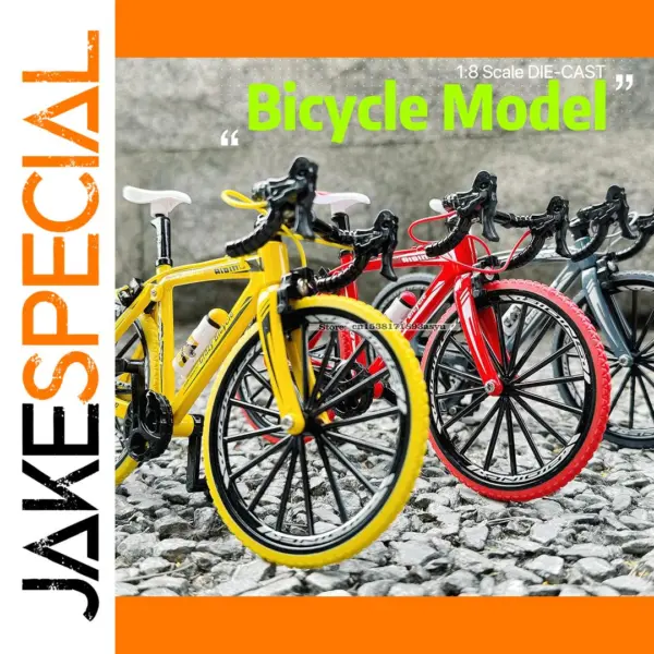 1:8 Alloy Bicycle Model with Parking Rack