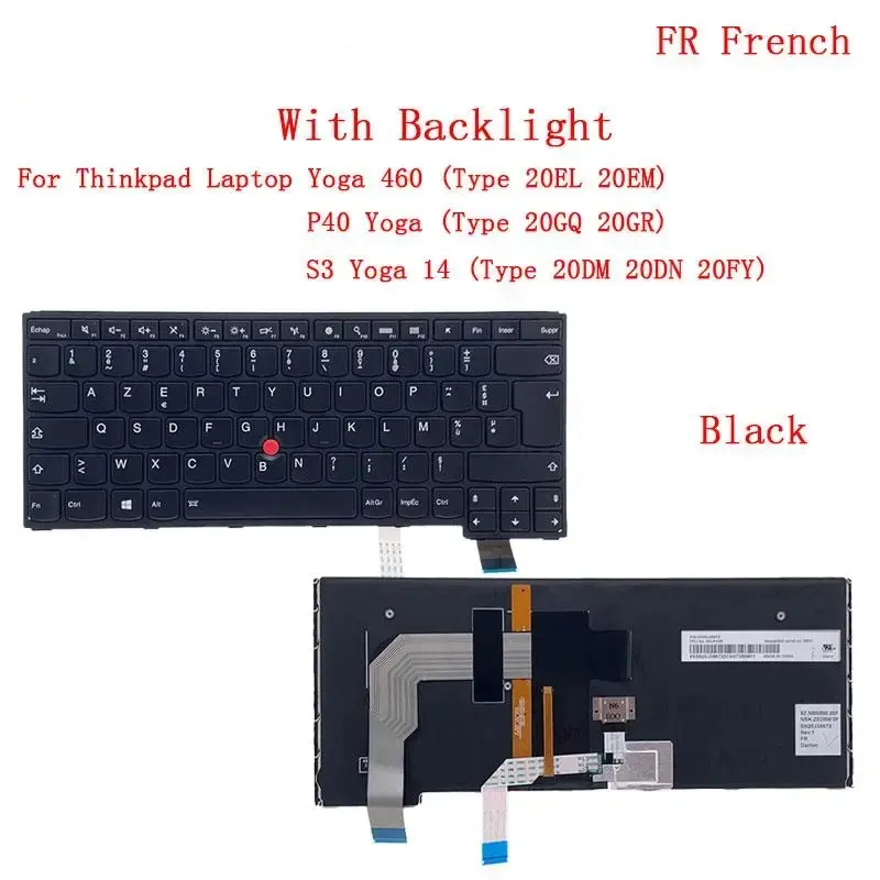 Lenovo Thinkpad Backlit Keyboard for Yoga 14 & P40 11 Lenovo Thinkpad Backlit Keyboard for Yoga 14 & P40 - Image 11