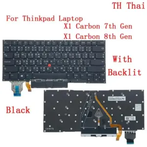 Backlit Keyboard for Lenovo ThinkPad X1 Carbon 7th-8th Gen 34 0470fe55 no logo