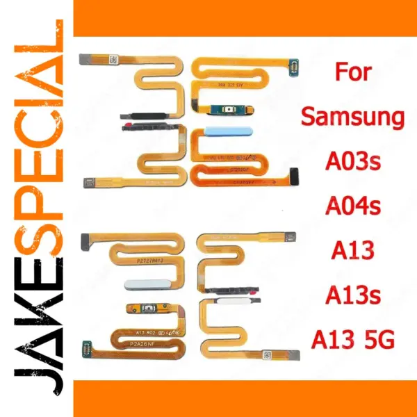 Fingerprint Sensor Flex Cable for Samsung A03s A04s A13 4G/5G