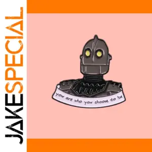 The Iron Giant Enamel Brooch Pin Badge