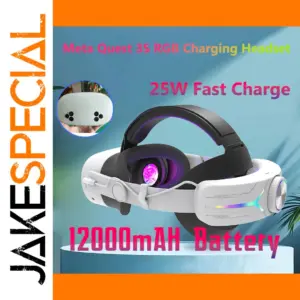 12000mAh Head Strap Battery for Meta Quest 3
