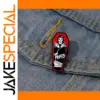 Gothic Skull Enamel Badge Brooch for Clothes