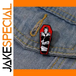 Gothic Skull Enamel Badge Brooch for Clothes