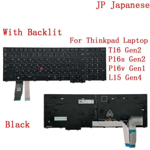 Backlit Keyboard for Lenovo ThinkPad T16 P16s - Image 9