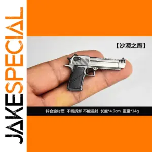 1/6 Scale Miniature Handgun Model for Collectors