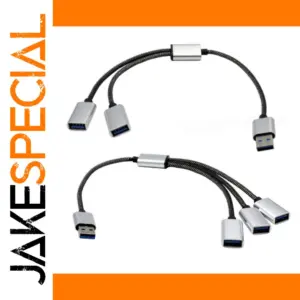 USB Hub Splitter with 3 USB 3.0 Ports