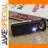 Acrylic Optical Magnifier 90x with LED UV Light