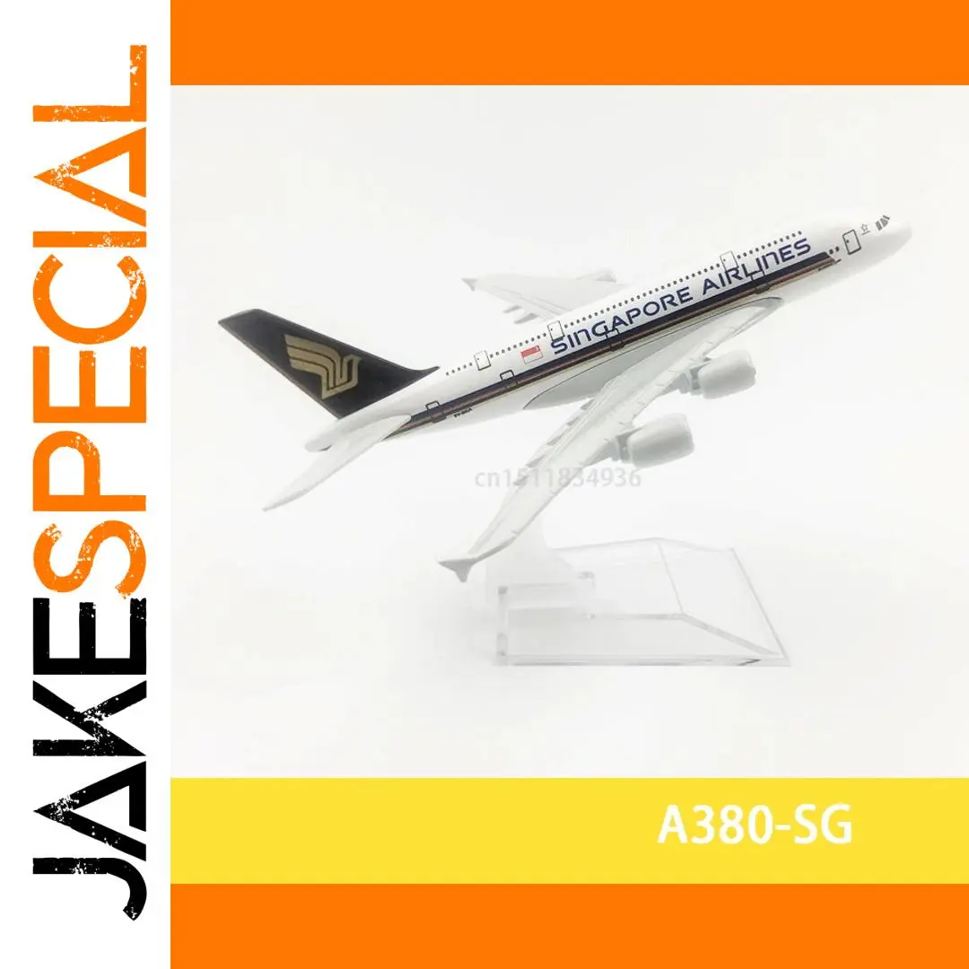 Airbus A380 Singapore Airlines Diecast Model 1 Airbus A380 Singapore Airlines Diecast Model