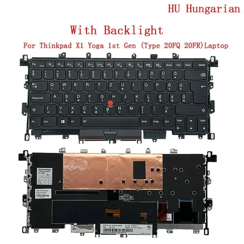 Backlit Keyboard for Lenovo X1 Yoga 1st Gen 13 Backlit Keyboard for Lenovo X1 Yoga 1st Gen - Image 13