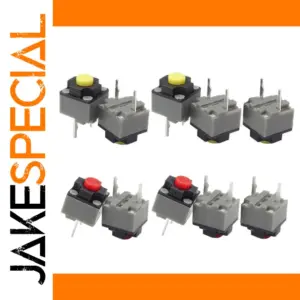 5PCS Silent Mouse Micro Switch 6x6x7.3mm