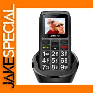 Artfone C1+ Senior Mobile Phone LTE 4G with Charging Dock