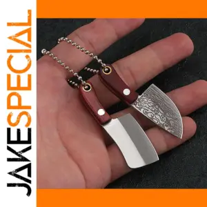 Compact Stainless Steel Mini Keychain Knife