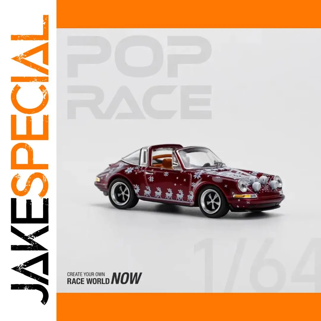 1/64 Singer Targa Christmas Diecast Model Car 1 1/64 Singer Targa Christmas Diecast Model Car