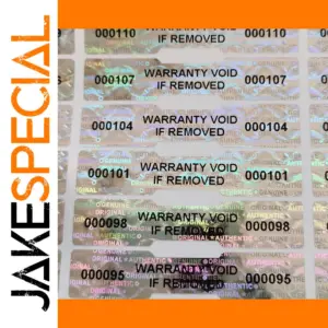 1000pcs Holographic Tamper Proof Sealing Stickers