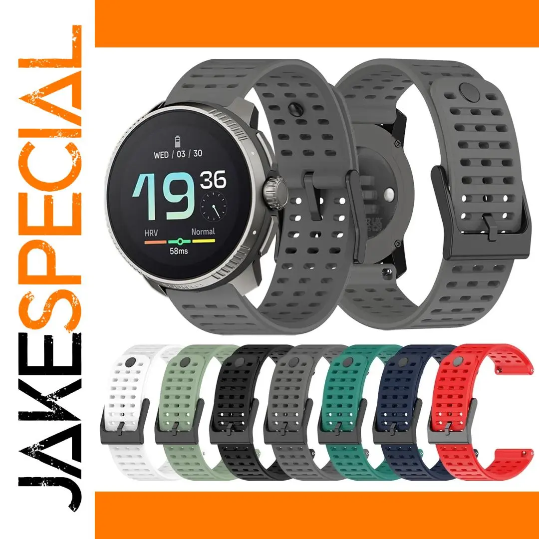 22mm Silicone Watchband for Suunto Models 1 22mm Silicone Watchband for Suunto Models